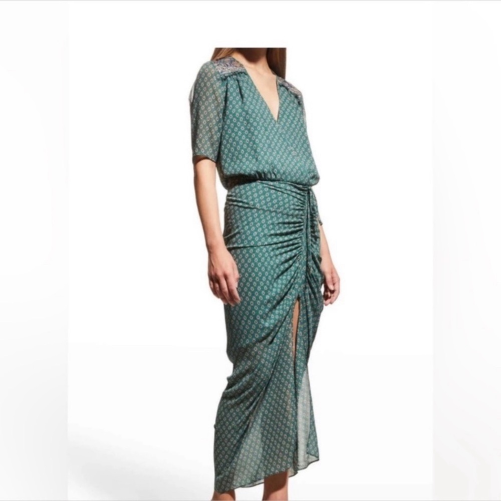Veronica Beard Mariposa Green dress Sz 10
